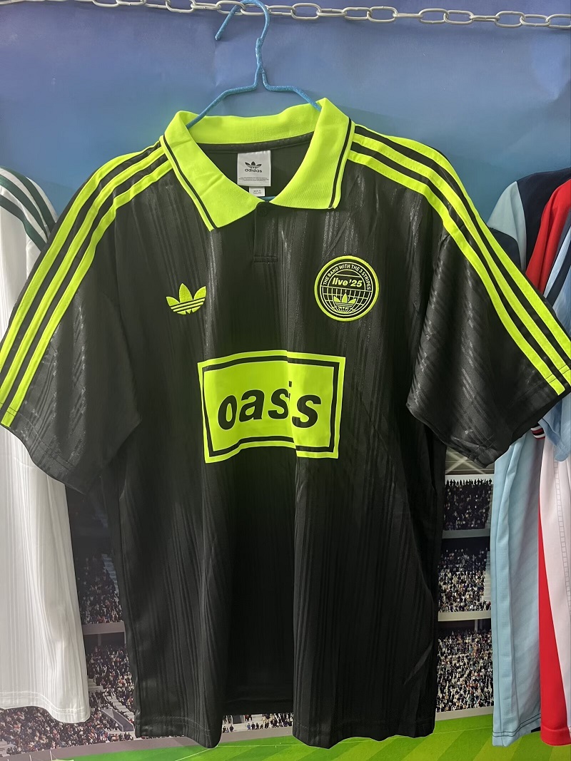 AAA Quality Oasis 25/26 Black/Green Anniversary Jersey